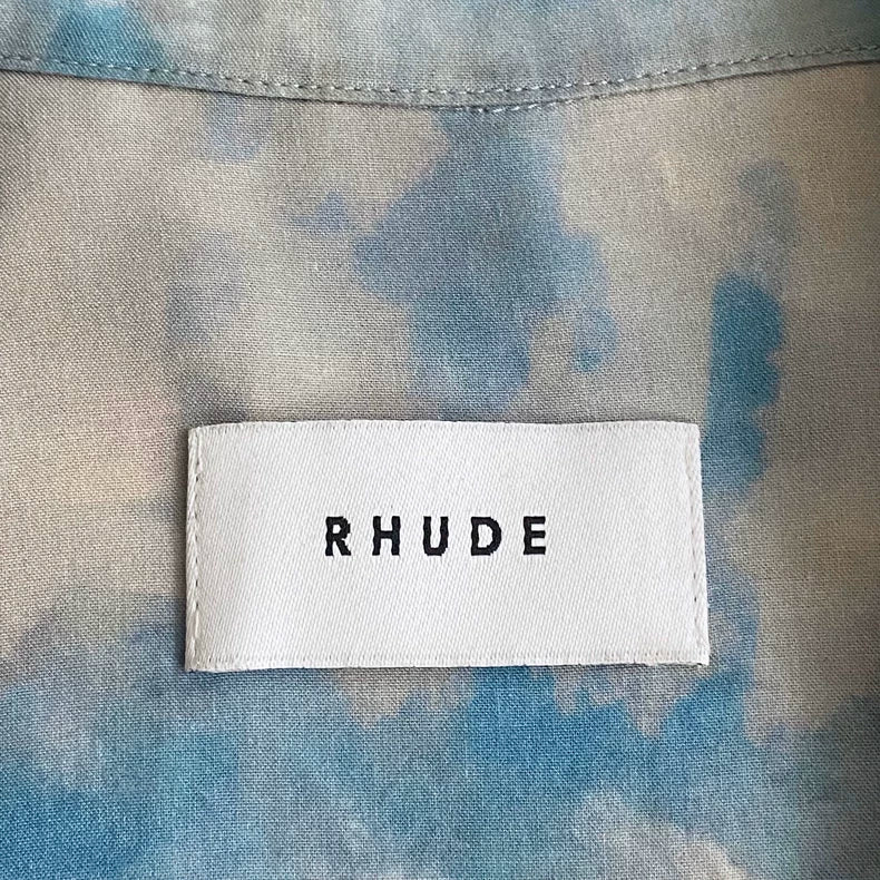 Rhude Hawaiian Short Sleeve Aloha Shirt-zp