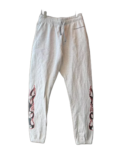 Chrome Hearts Mattyboy Flame Gray Pants