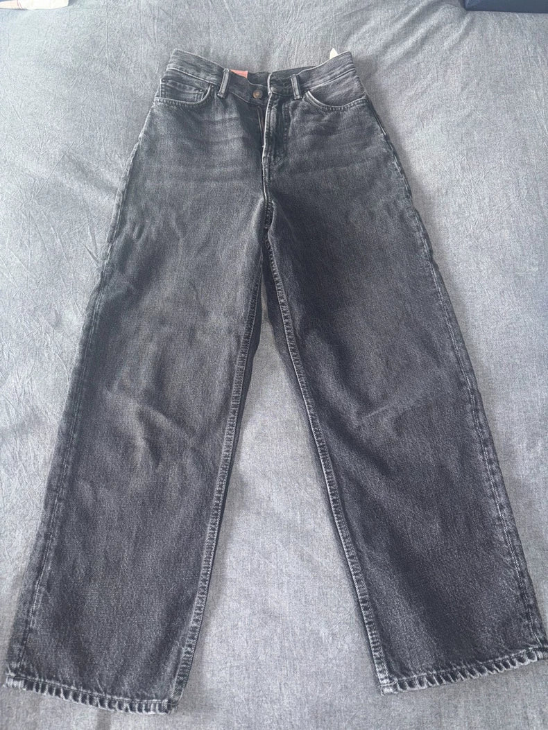 Acne Studios High-Waist Straight Jeans