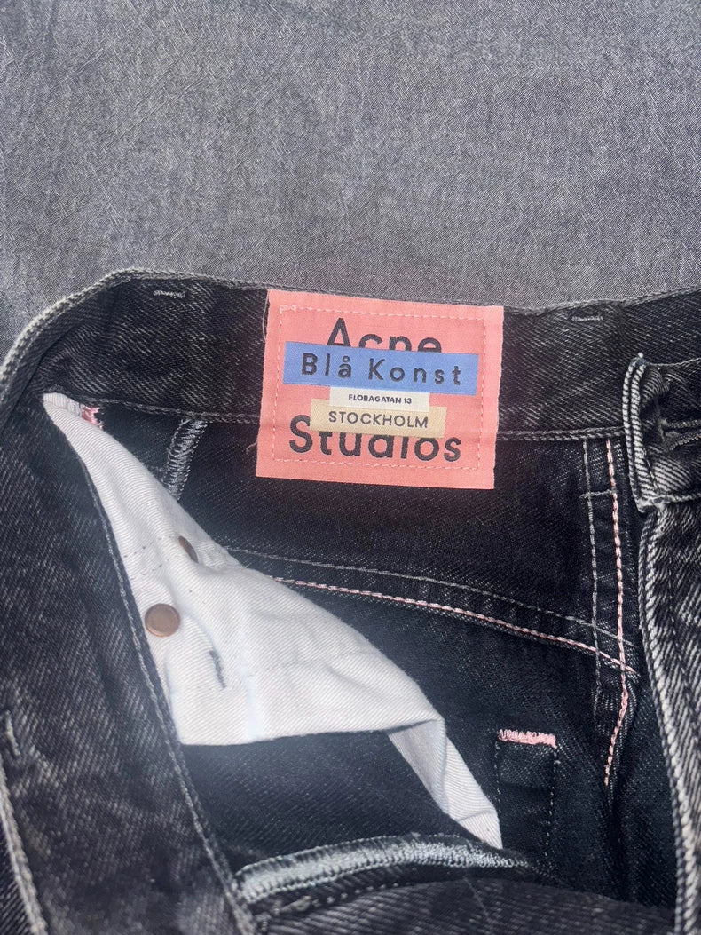 Acne Studios High-Waist Straight Jeans