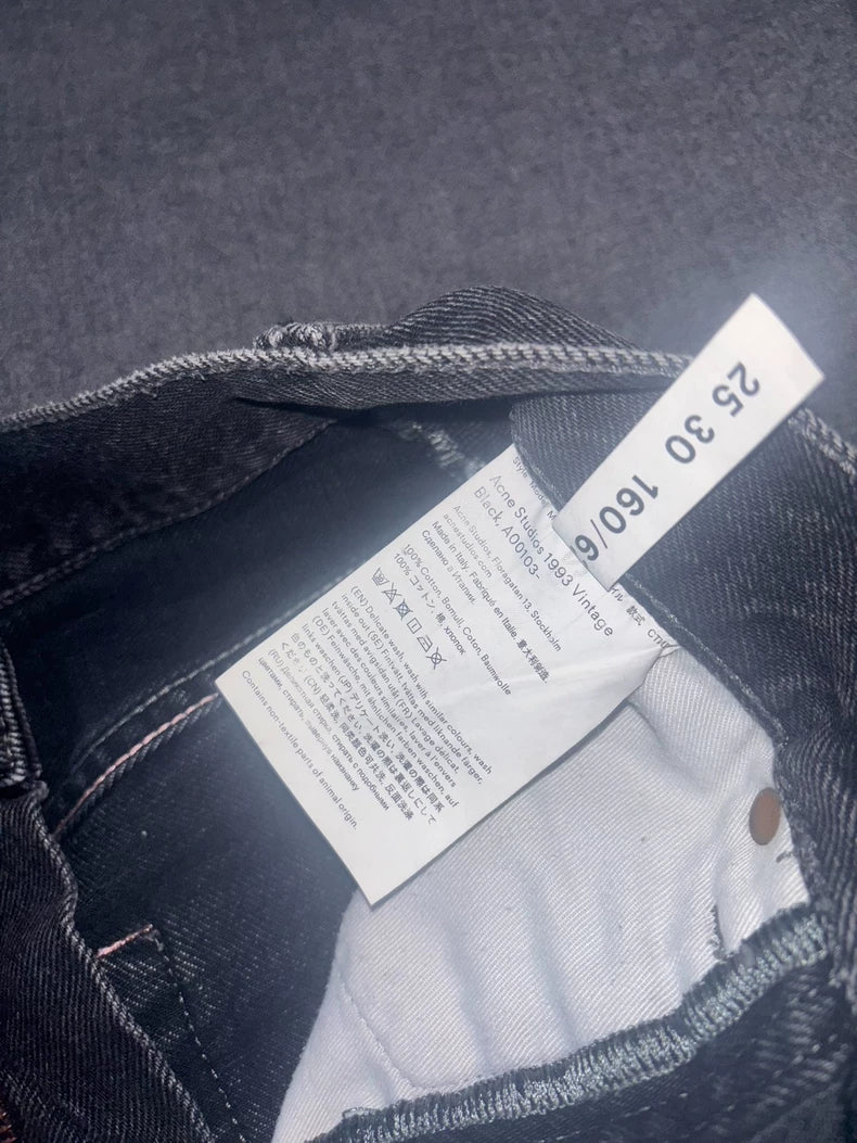 Acne Studios High-Waist Straight Jeans