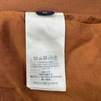 Louis Vuitton Tan and Orange Hoodie Jacket
