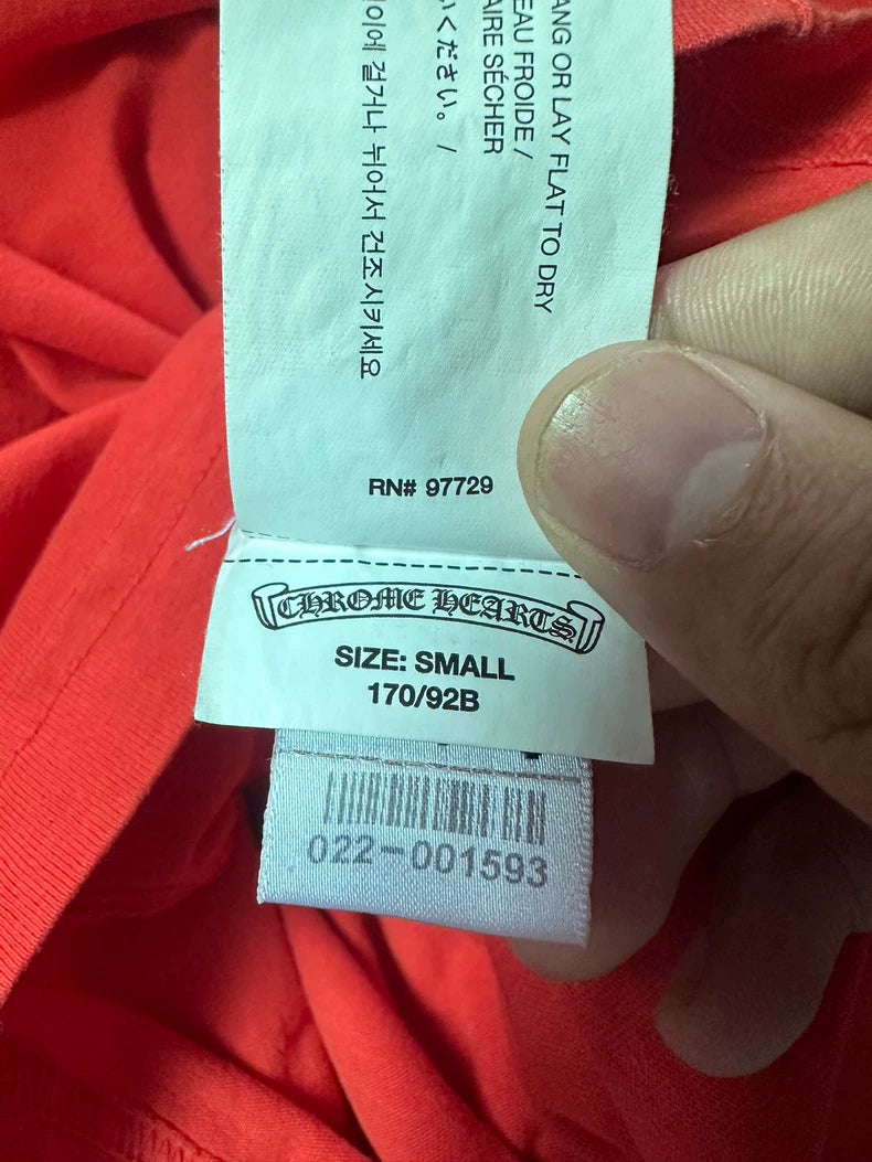 Chrome Hearts 23SS Mattyboy Red Long Sleeve-yf