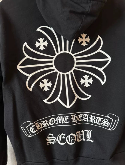 Chrome Hearts Black Zip-up Jacket