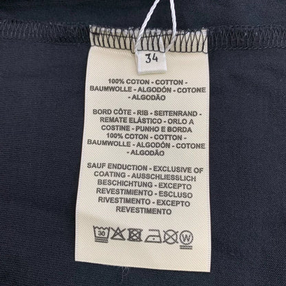 Hermes Black Floral Print Cotton T-Shirt