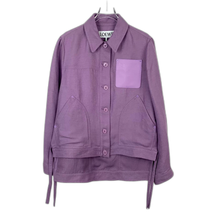Loewe Purple Logo Patch Jacket XXS