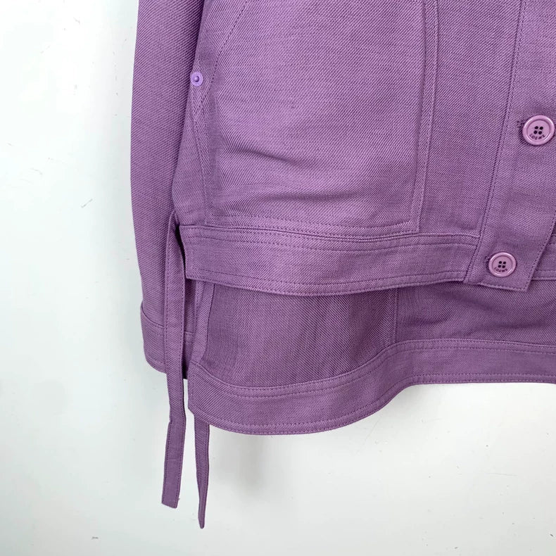 Loewe Purple Logo Patch Jacket XXS