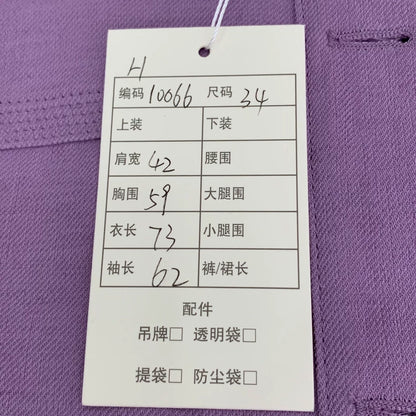 Loewe Purple Logo Patch Jacket XXS