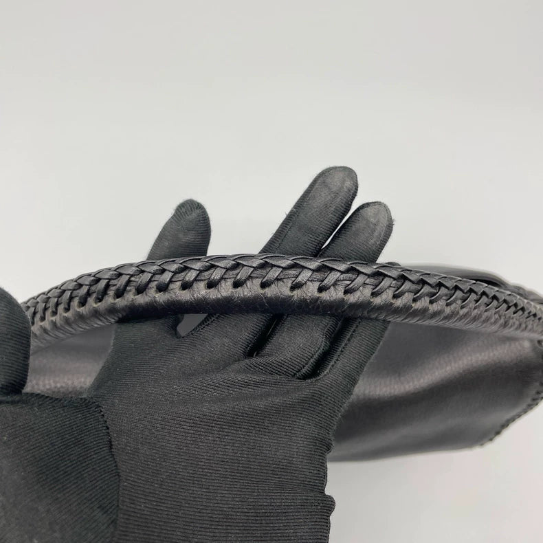 Dior Black Leather Saddle Bag