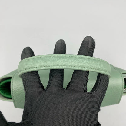 Celine Green Leather Handbag with Strap