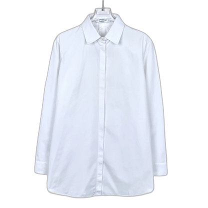 Givenchy White Long Sleeve Button-Up Shirt