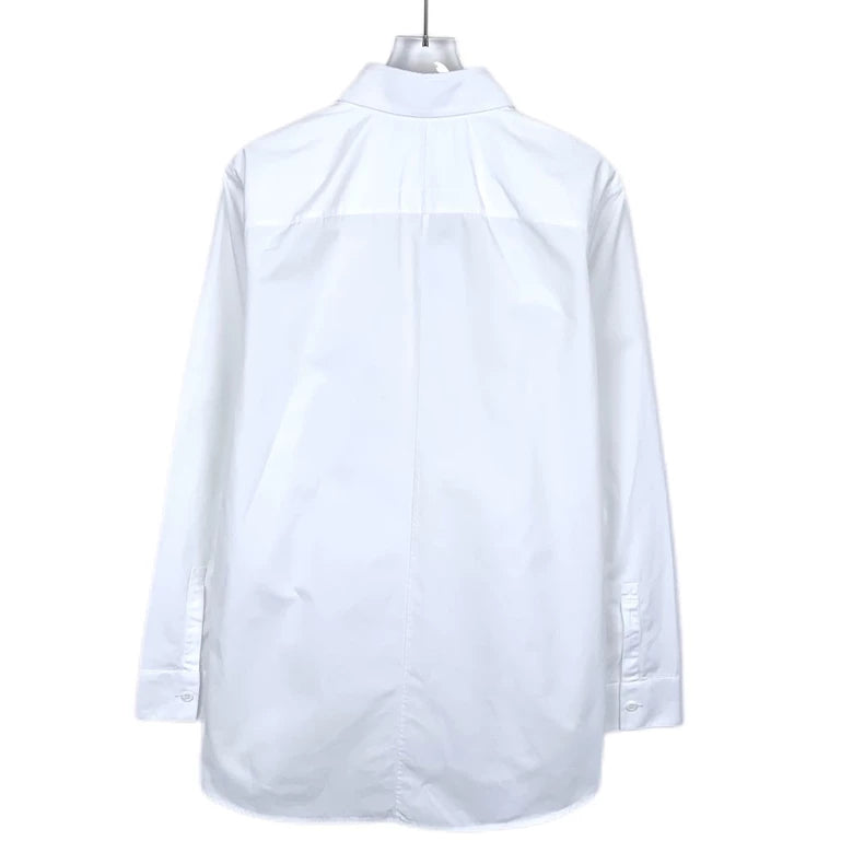 Givenchy White Long Sleeve Button-Up Shirt