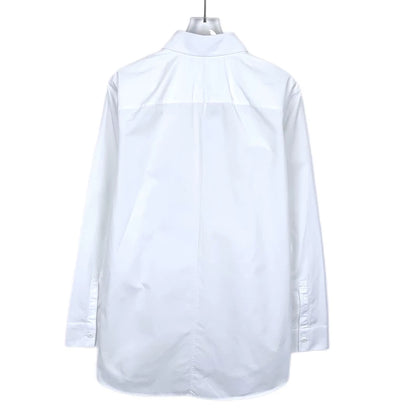 Givenchy White Long Sleeve Button-Up Shirt