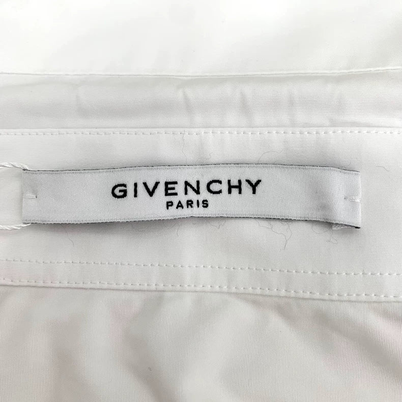 Givenchy White Long Sleeve Button-Up Shirt