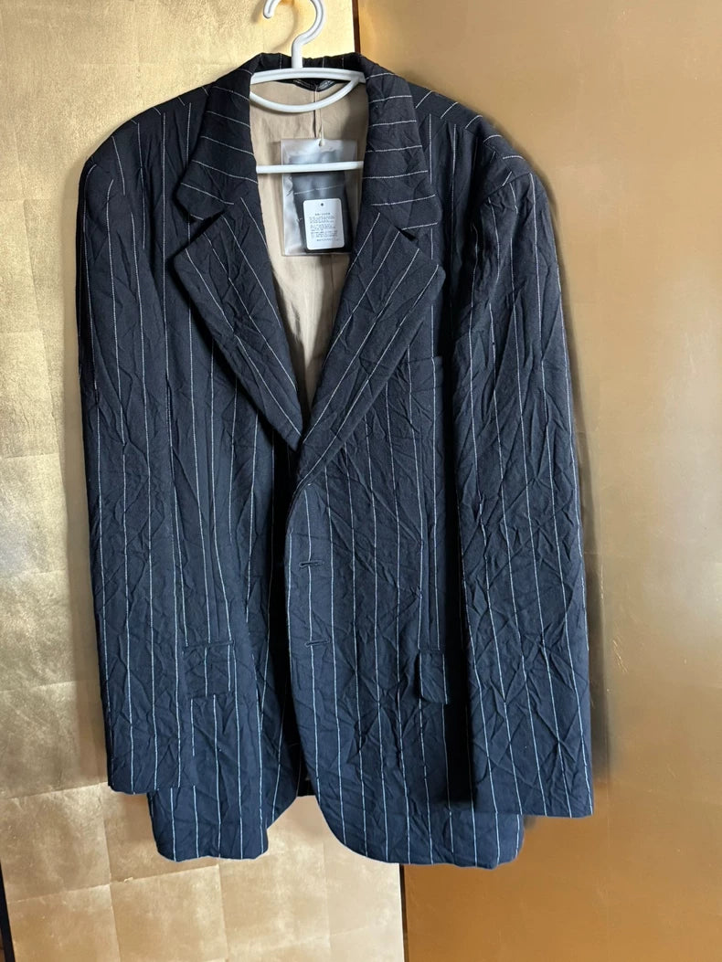 Yohji Yamamoto Pour Homme Pinstriped Blazer