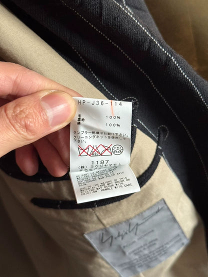 Yohji Yamamoto Pour Homme Pinstriped Blazer