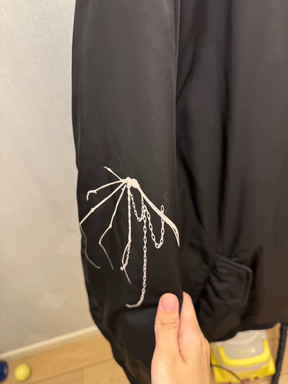 Raf Simons Spider Bomber Jacket in Black