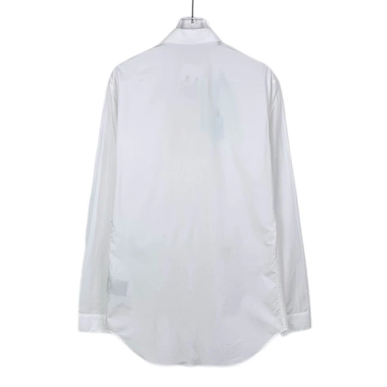 Dior Embroidered White Long Sleeve Shirt