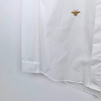 Dior Embroidered White Long Sleeve Shirt