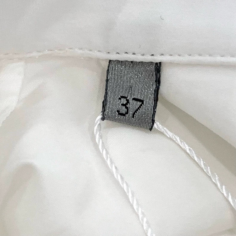 Dior Embroidered White Long Sleeve Shirt