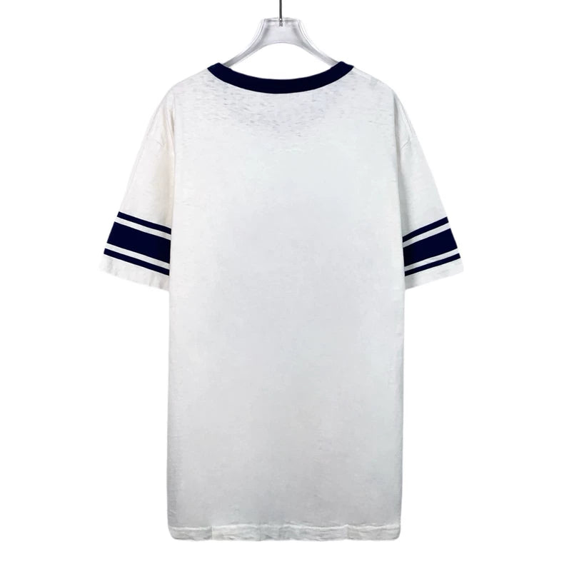 Dior Embroidered Logo Cotton T-Shirt