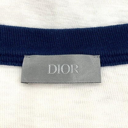 Dior Embroidered Logo Cotton T-Shirt
