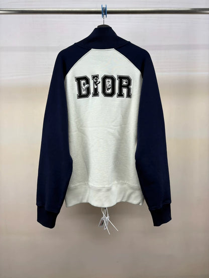 Dior Embroidered Logo Zip Jacket XXL