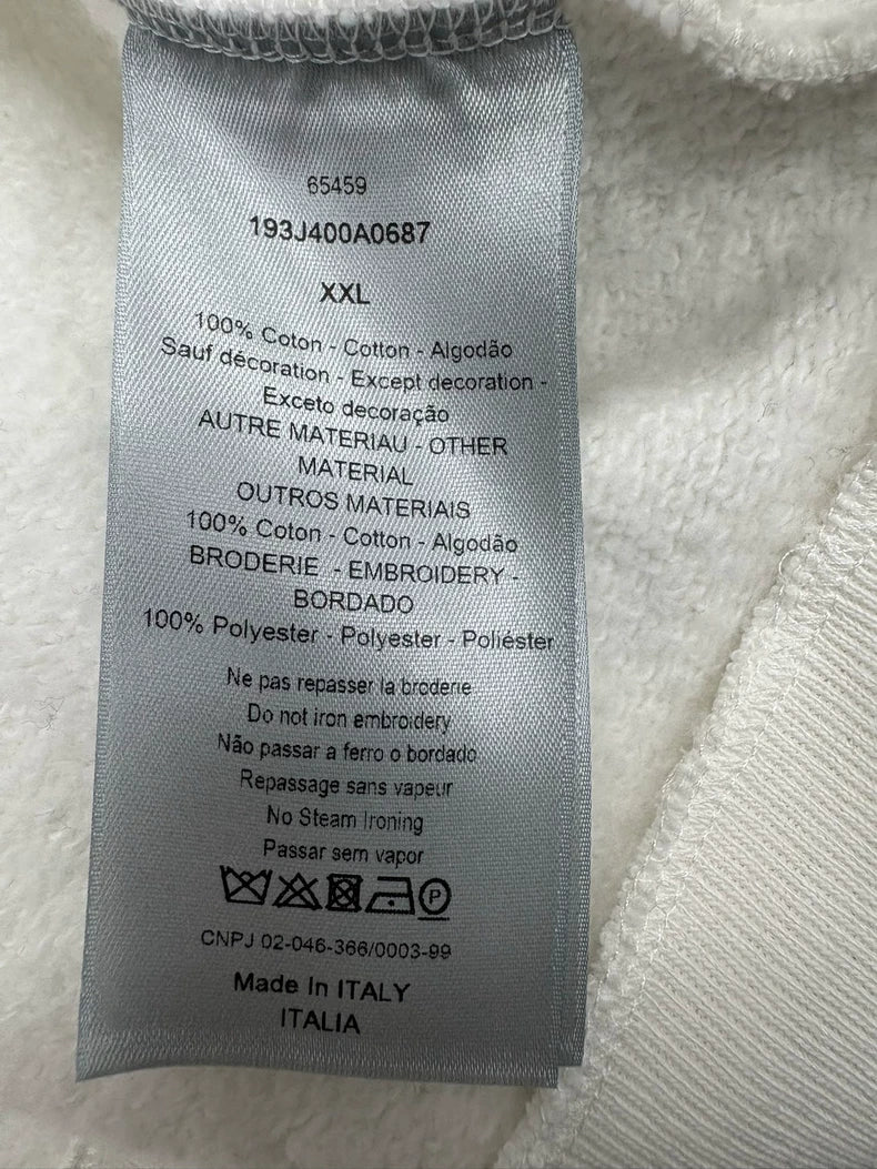 Dior Embroidered Logo Zip Jacket XXL