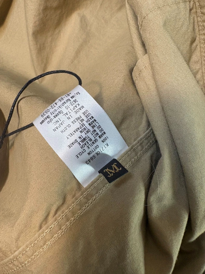 Kapital Khaki Color Open Coat