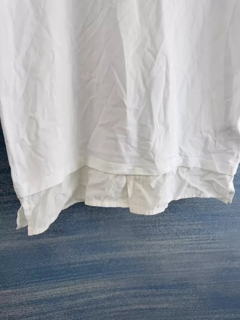 White Short Sleeve Dior Shirt