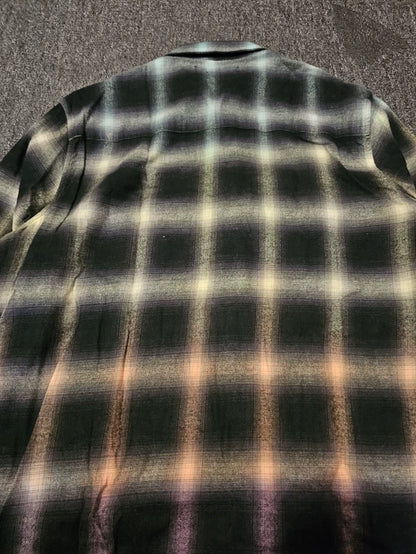 Amiri Gradient Plaid Flannel Shirt-yf