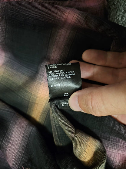 Amiri Gradient Plaid Flannel Shirt-yf