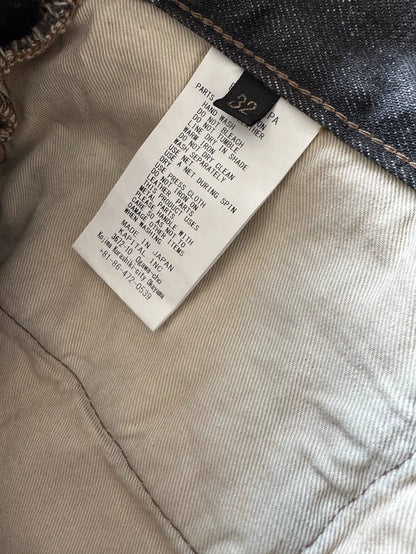 Kapital Black Denim Jeans with Bead Detail