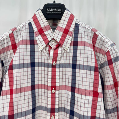Thom Browne Red White Plaid Shirt-yf