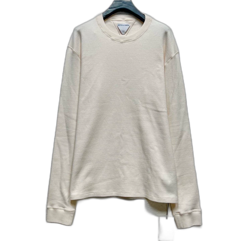 Bottega Veneta Waffle Knit Long Sleeve Top