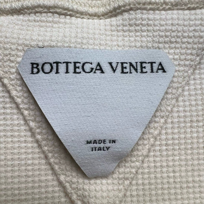 Bottega Veneta Waffle Knit Long Sleeve Top
