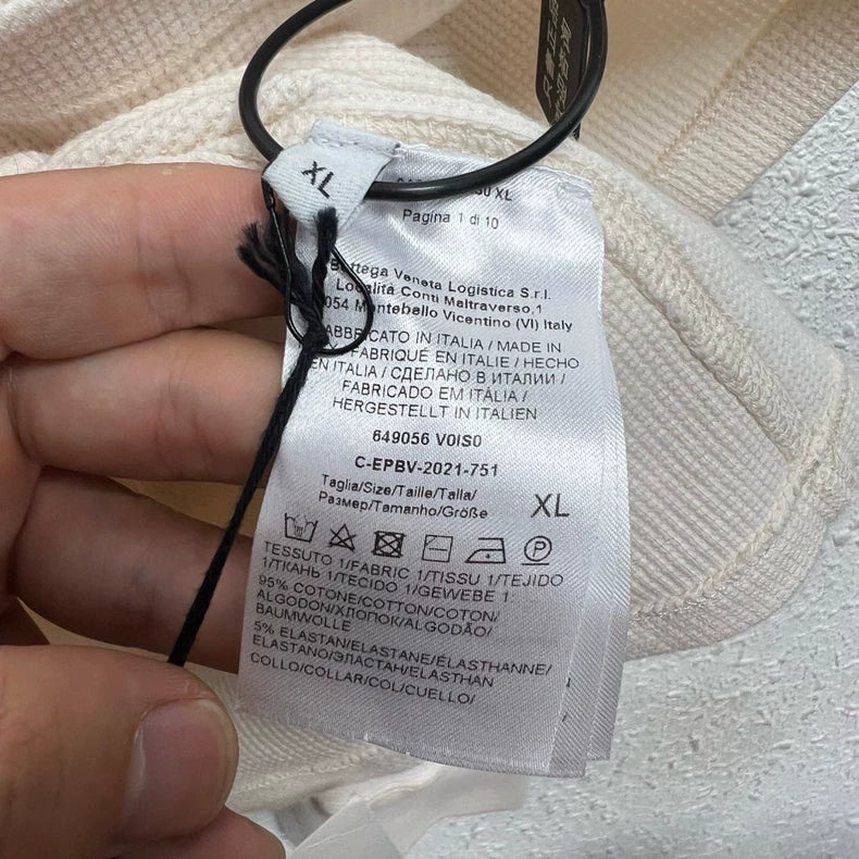 Bottega Veneta Waffle Knit Long Sleeve Top