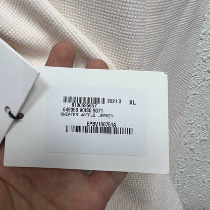 Bottega Veneta Waffle Knit Long Sleeve Top