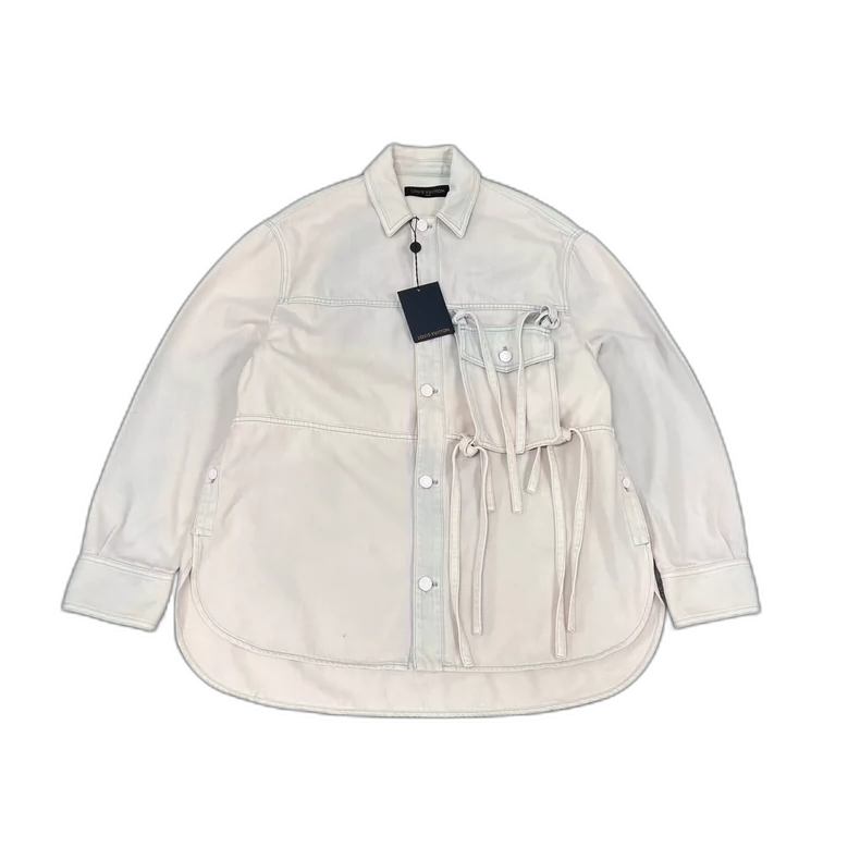 Louis Vuitton Dirty Pink Denim Jacket M