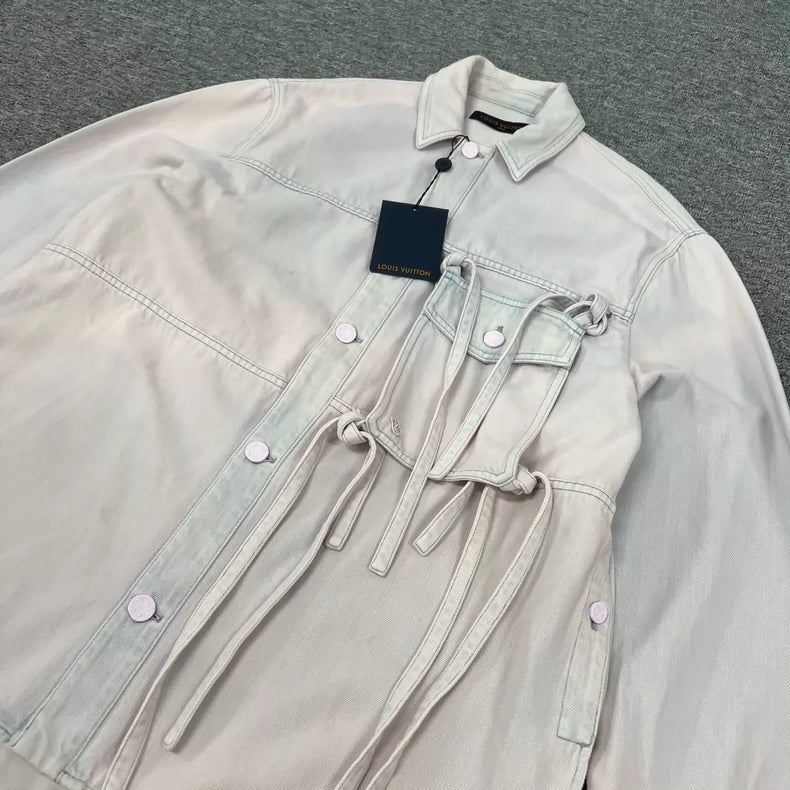 Louis Vuitton Dirty Pink Denim Jacket M