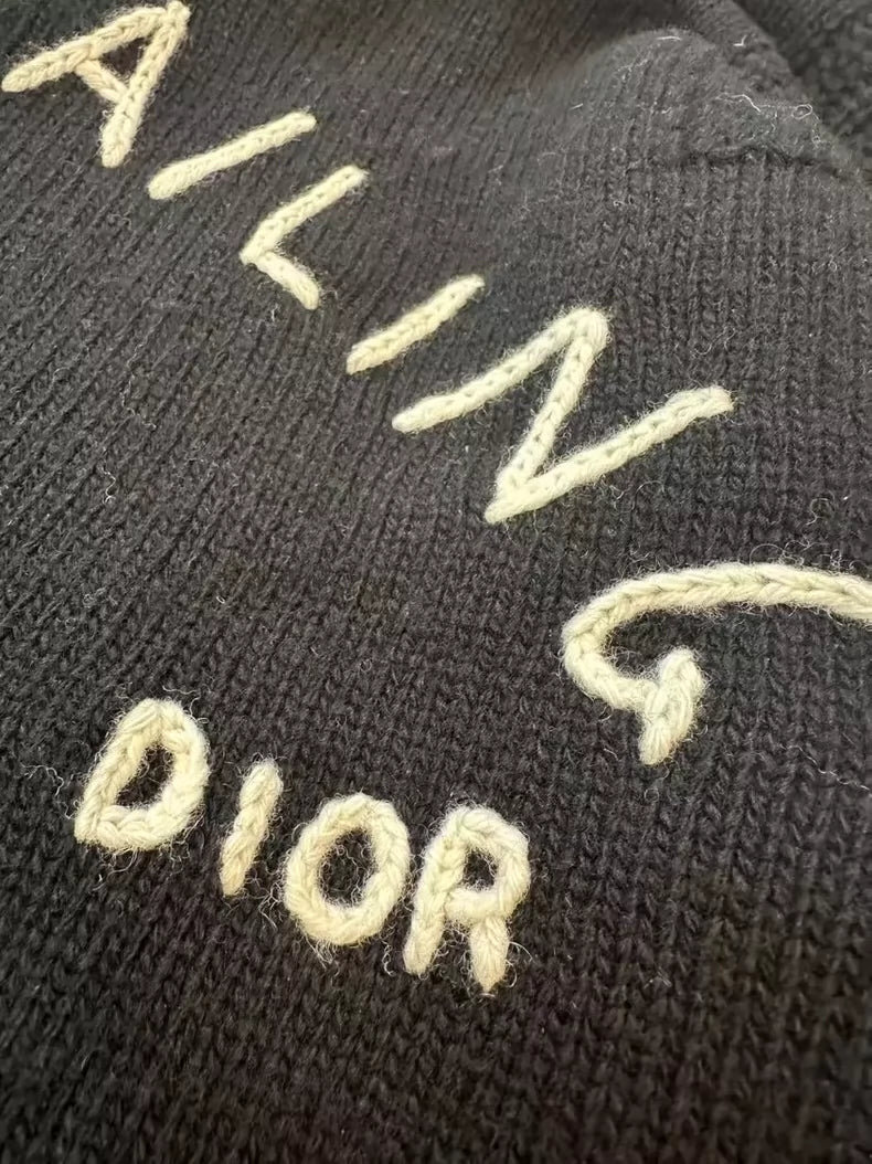 DIOR solid color sweater-zp