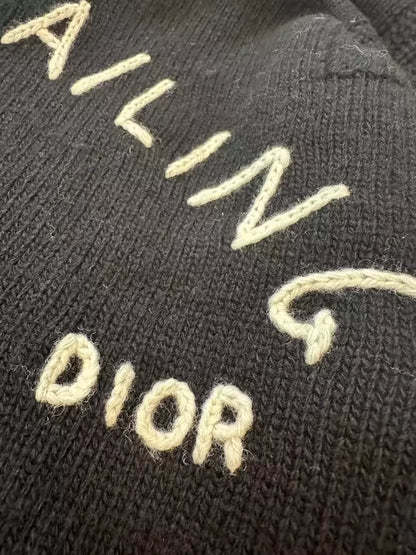 DIOR solid color sweater-zp