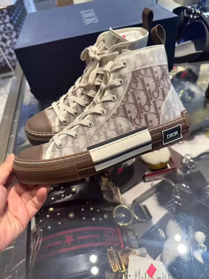DIOR presbyopia coffee high tops-zp