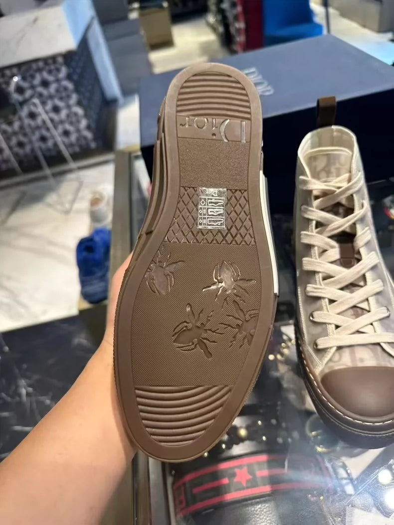 DIOR presbyopia coffee high tops-zp