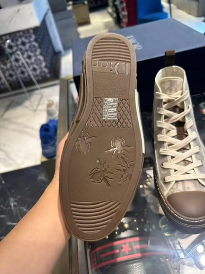 DIOR presbyopia coffee high tops-zp