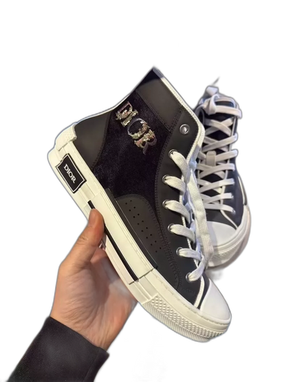 DIOR embroidered LOGO high tops-zp