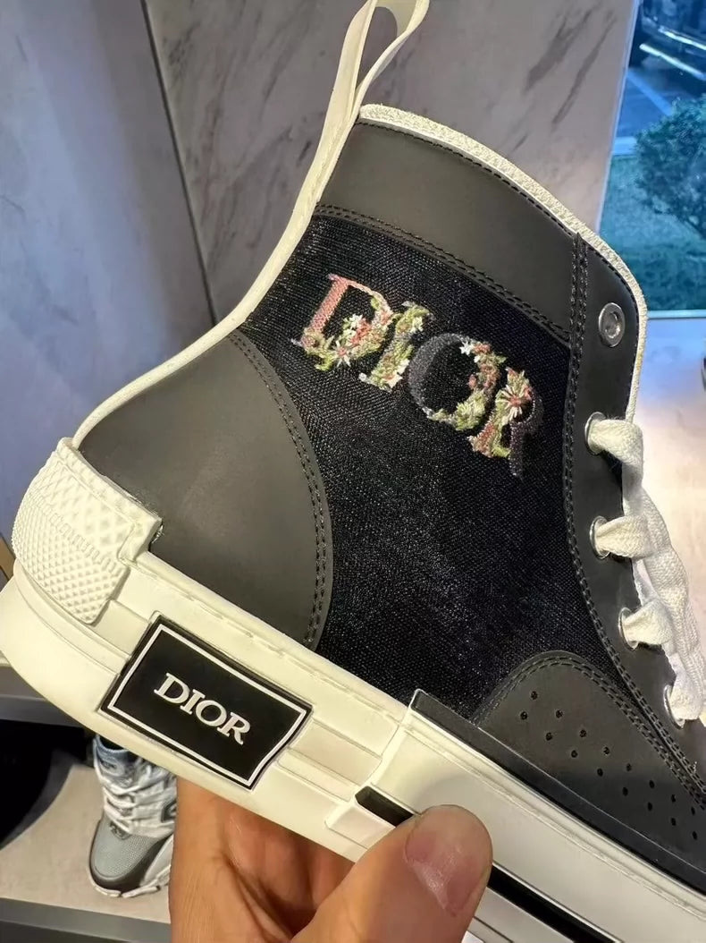 DIOR embroidered LOGO high tops-zp