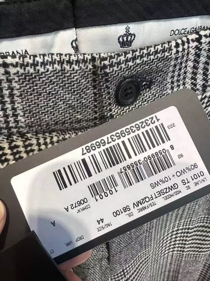 Dolce & Gabbana plaid slacks-zp