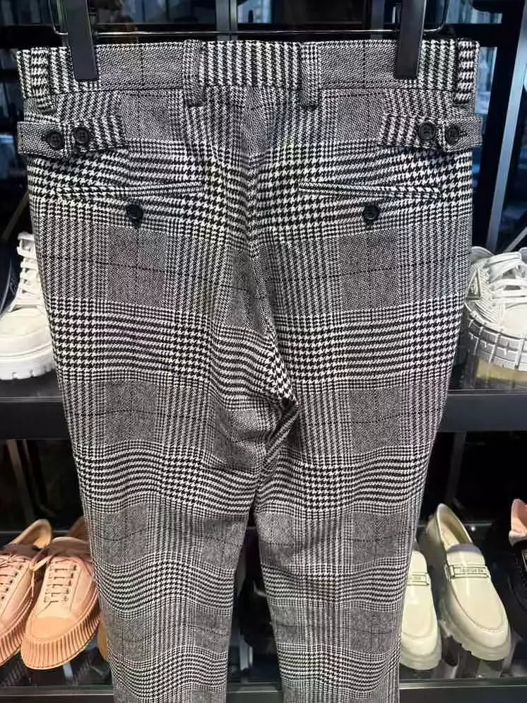 Dolce & Gabbana plaid slacks-zp