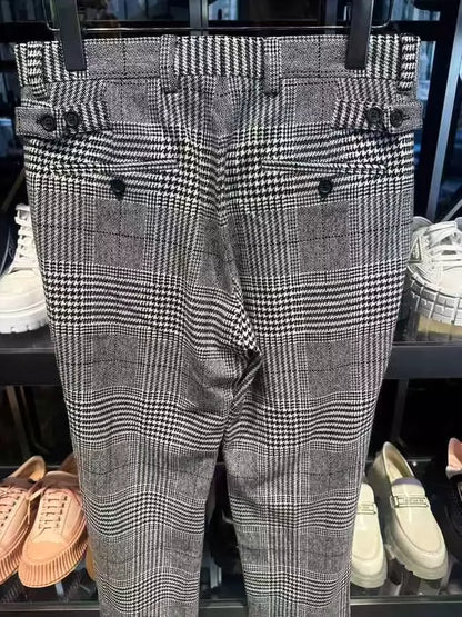 Dolce & Gabbana plaid slacks-zp
